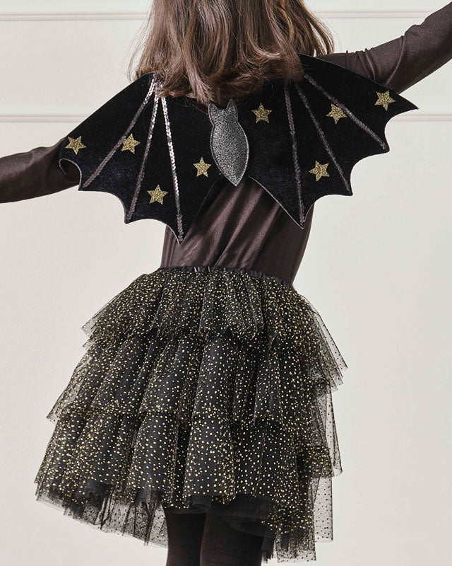 Sparkle Black & Gold Tiered Tutu - 5-7 Years