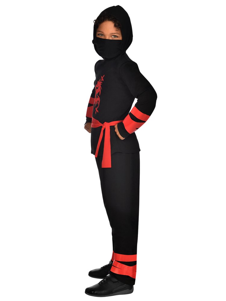 Black Ninja Warrior - Child and Teen Costume