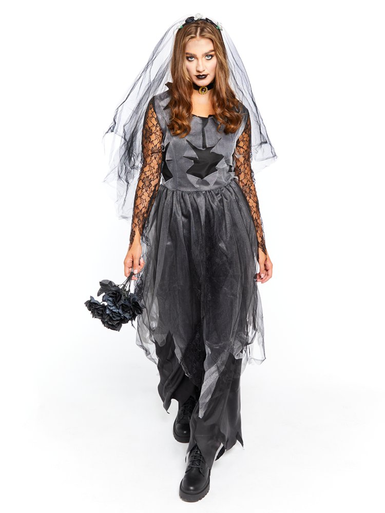 Black Corpse Bride - Adult Costume