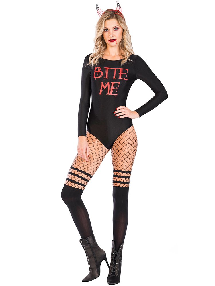 Bite Me Bodysuit - Adult Costume