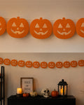 Pumpkin Tissue Paper Garland - 3m